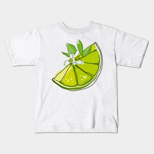 Mojito Lime Slice Kids T-Shirt